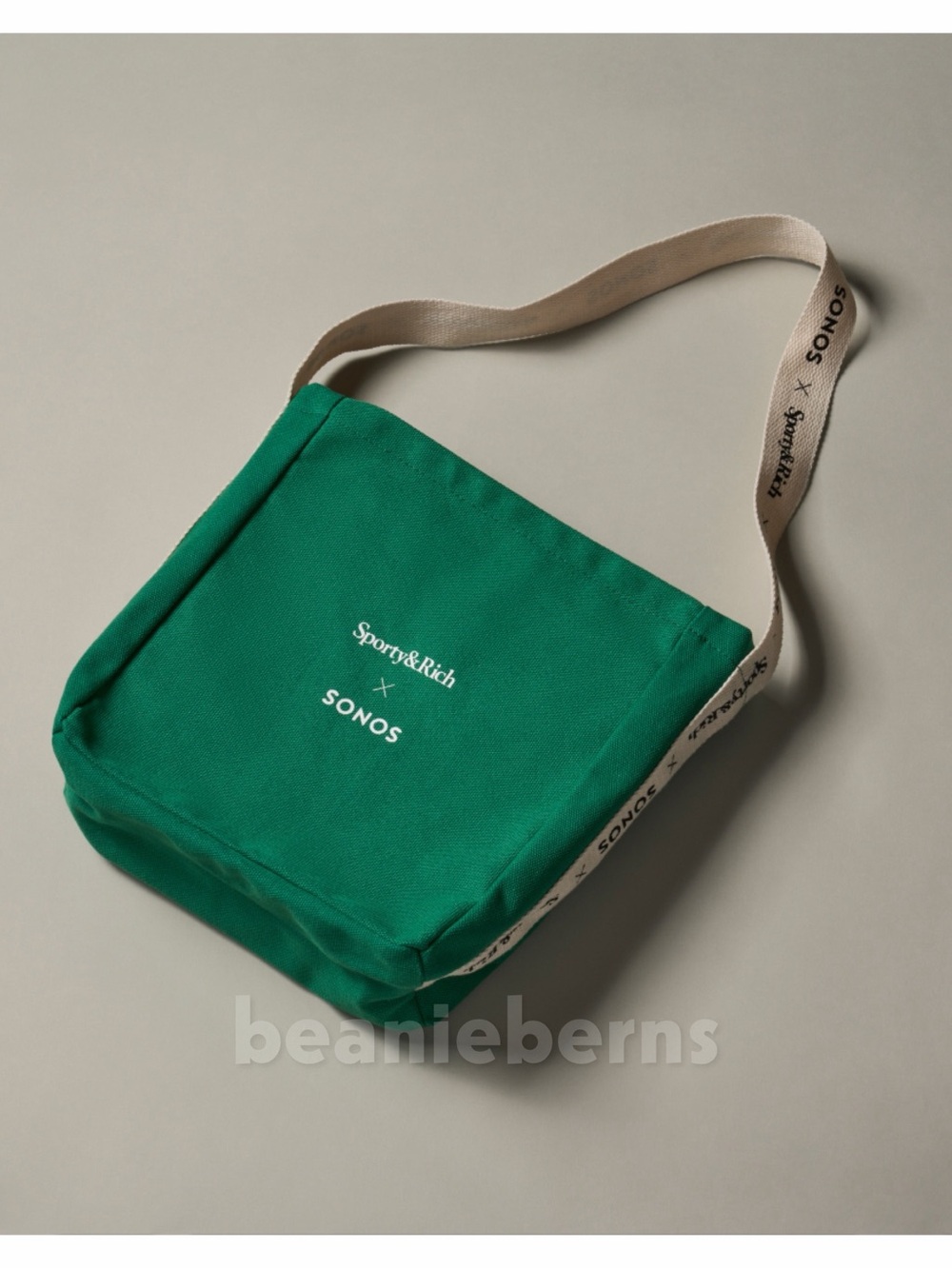 NWOT Sporty & Rich x Sonos Green Mini Canvas Crossbody Bag